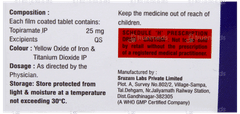 Tormap 25 Tablet 10 Tormap 25 Tablet 10