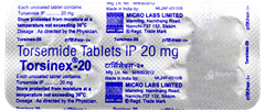 Torsinex 20 Tablet 10 Torsinex 20 Tablet 10