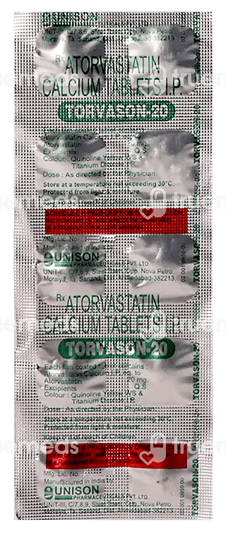 Torvason 20 Tablet 10