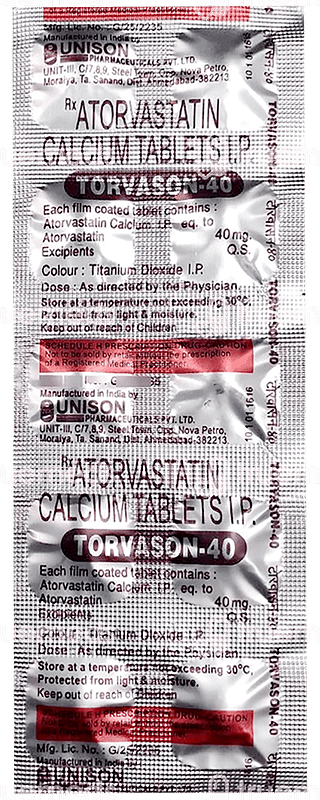 Torvason 40 Tablet 10