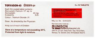 Torvason 40 Tablet 10