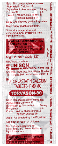 Torvason 80 Tablet 10