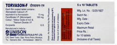 Torvason F Tablet 10