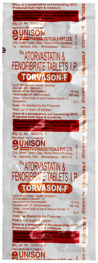 Torvason F Tablet 10