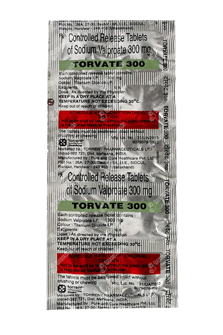 Torvate 300 MG Tablet Cr 10