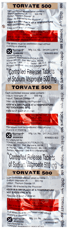 Torvate 500 Tablet 10 Torvate 500 Tablet 10