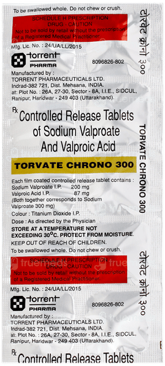 Torvate Chrono 300 Tablet 10 Torvate Chrono 300 Tablet 10