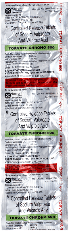 Torvate Chrono 500 Tablet 10