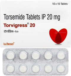 Torvigress 20 Tablet 10 Torvigress 20 Tablet 10