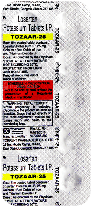 Tozaar 25 Tablet 10