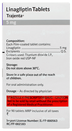 Trajenta 5mg Tablet 10 Trajenta 5mg Tablet 10
