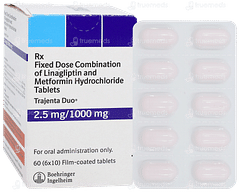 Trajenta Duo 2.5mg/1000mg Tablet 10