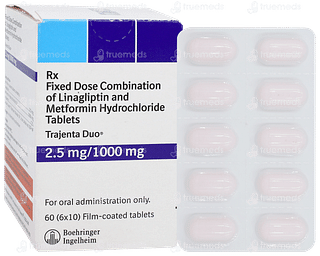 Trajenta Duo 2.5mg/1000mg Tablet 10