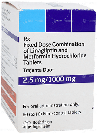 Trajenta Duo 2.5mg/1000mg Tablet 10