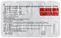 Trajenta Duo 2.5mg/1000mg Tablet 10