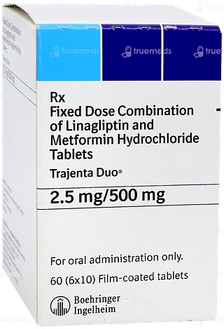 Trajenta Duo 2.5mg/500mg Tablet 10