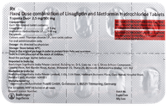 Trajenta Duo 2.5mg/500mg Tablet 10 Trajenta Duo 2.5mg/500mg Tablet 10