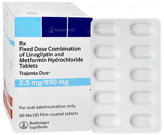 Trajenta Duo 2.5mg/850mg Tablet 10