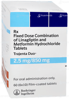 Trajenta Duo 2.5mg/850mg Tablet 10 Trajenta Duo 2.5mg/850mg Tablet 10