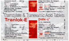 Tranlok E Tablet 10 Tranlok E Tablet 10