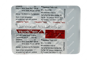 Trapic 650 MG Tablet 10