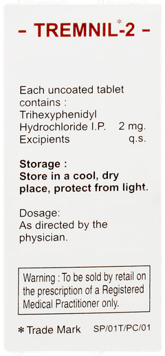 Tremnil 2 Tablet 10 Tremnil 2 Tablet 10
