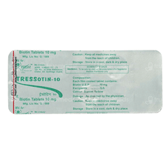 Tressotin 10 Tablet 10 Tressotin 10 Tablet 10