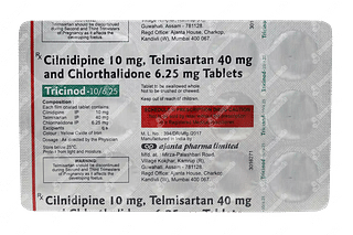 Tricinod 10/40/6.25 MG Tablet 15