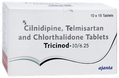 Tricinod 10/6.25 Tablet 15