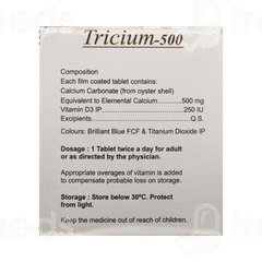 Tricium 500 Tablet 15
