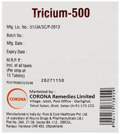 Tricium 500 Tablet 15
