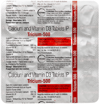 Tricium 500 Tablet 15