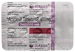 Triclovir 400 Mg Tablet 10 Triclovir 400 Mg Tablet 10