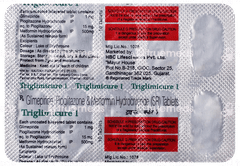 Triglimicure 1 Tablet 10