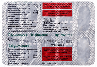 Triglimicure 1 Tablet 10