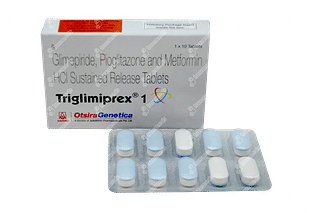 Triglimiprex 1/500/15 MG Tablet Sr 10