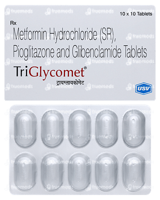 Triglycomet Tablet 10