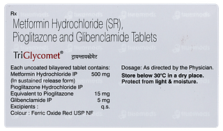 Triglycomet Tablet 10