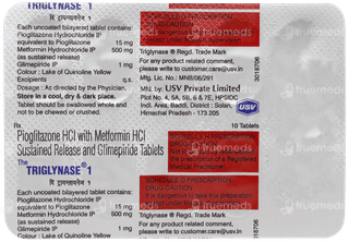 The Triglynase 1 Tablet 10