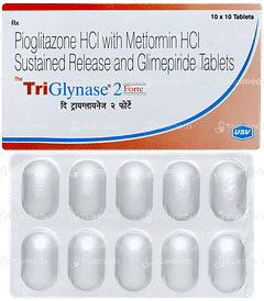 The Triglynase 2 Forte Tablet 10