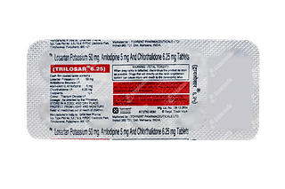 Trilosar 50/5/6.25 MG Tablet 10