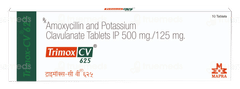 Trimox Cv 625 Tablet 10