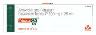 Trimox Cv 625 Tablet 10