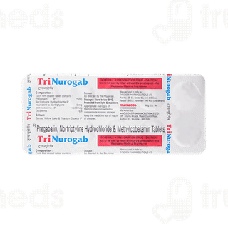 Trinurogab 75 Mg/1500mcg/10mg Tablet 10