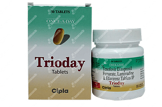 Trioday 300/300/600 MG Tablet 30