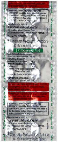 Triolmezest 40 Tablet 10 Triolmezest 40 Tablet 10