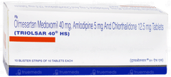 Triolsar 40 Hs Tablet 10