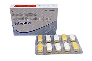 Triopil 1/500/15 MG Tablet Sr 10