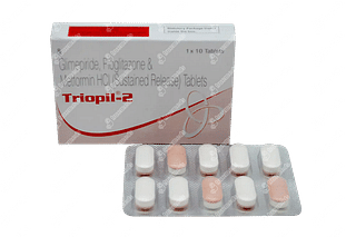 Triopil 2/500/15 MG Tablet Sr 10