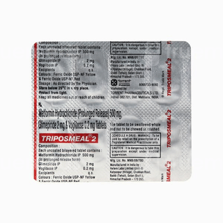 Triposmeal 0.2/500/2 Mg Tablet Pr 10